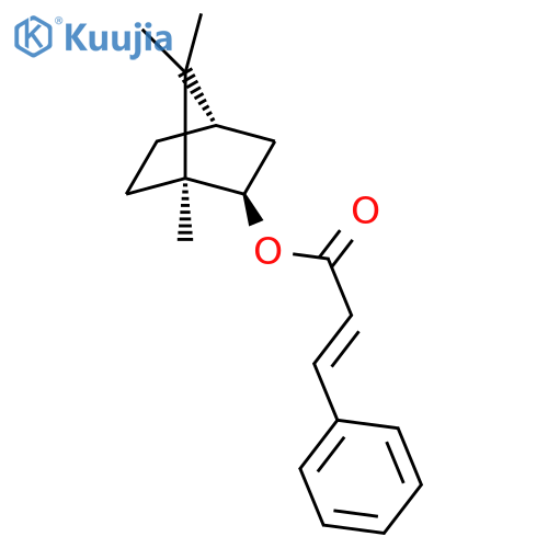 2-Propenoic acid,3-phenyl-, (1R,2S,4R)-1,7,7-trimethylbicyclo[2.2.1]hept-2-yl ester, rel- structure