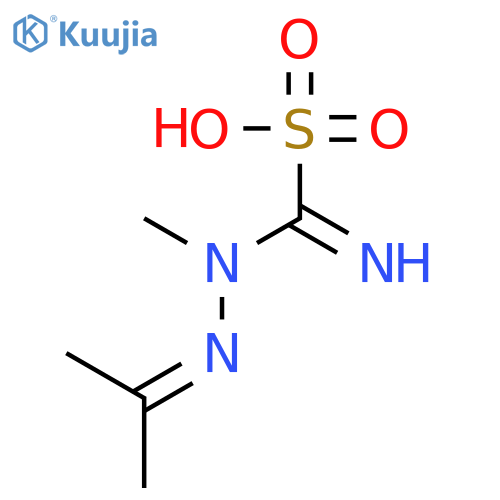 Methanesulfonic acid, imino[methyl(1-methylethylidene)hydrazino]- structure