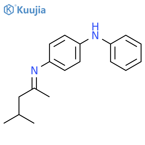4-[(E)-(4-Methylpentan-2-ylidene)amino]-N-phenylaniline structure