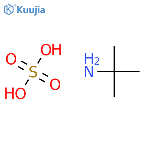 2-PROPANAMINE, 2-METHYL-, SULFATE (1:1) structure