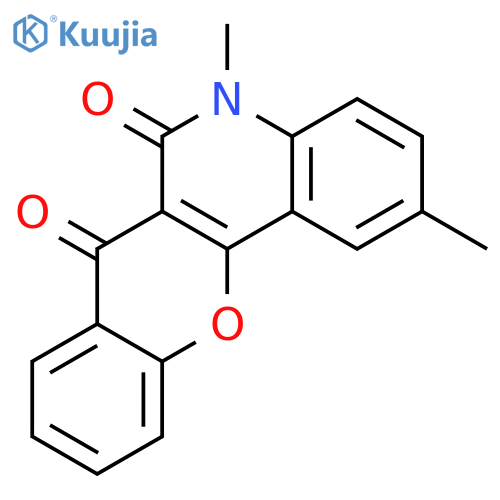 2,5-Dimethyl-6H-[1]benzopyrano[3,2-c]quinoline-6,7(5H)-dione structure