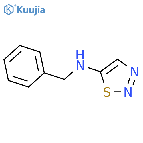 N-benzyl-1,2,3-thiadiazol-5-amine structure