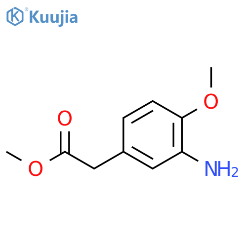Methyl 2-(3-amino-4-methoxyphenyl)acetate structure