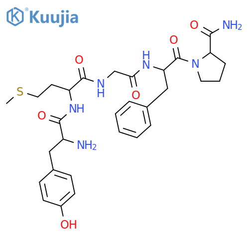 L-Prolinamide,L-tyrosyl-D-methionylglycyl-L-phenylalanyl- (9CI) structure