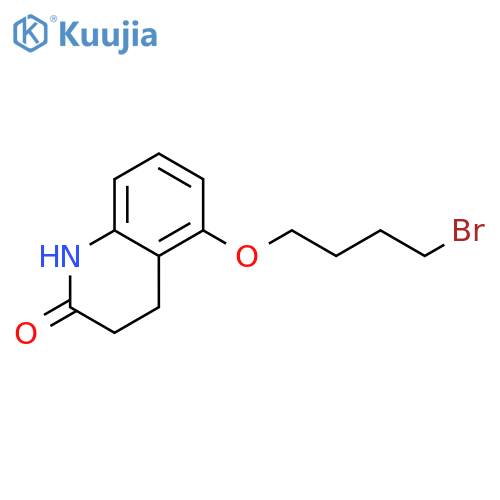 5-(4-Bromobutoxy)-3,4-dihydro-2(1H)-quinolinone structure