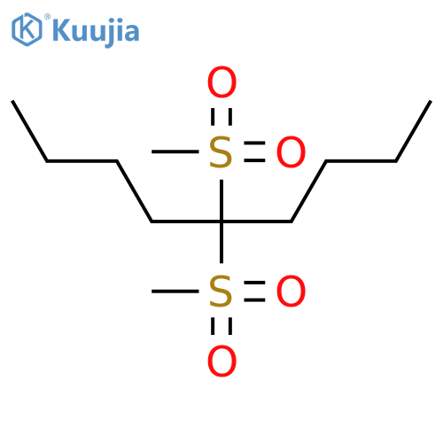 Nonane,5,5-bis(methylsulfonyl)- structure