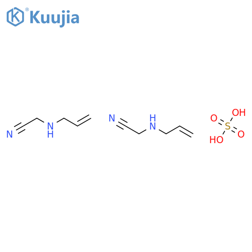 Acetonitrile, (2-propenylamino)-, sulfate (2:1) structure