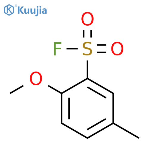 2-Methoxy-5-methylbenzene-1-sulfonyl fluoride structure