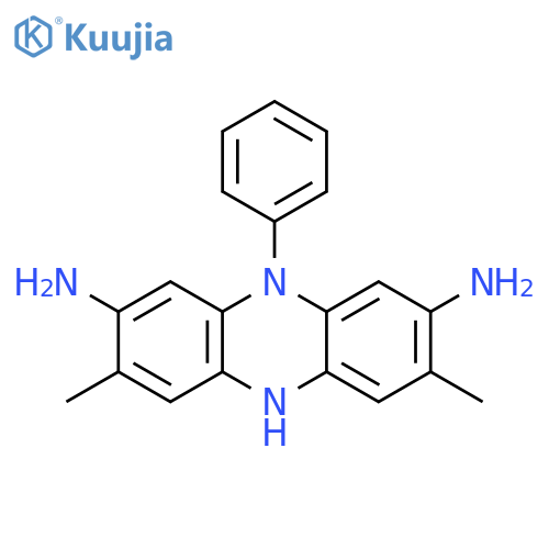 5,10-dihydro-3,7-dimethyl-10-phenyl-2,8-Phenazinediamine structure