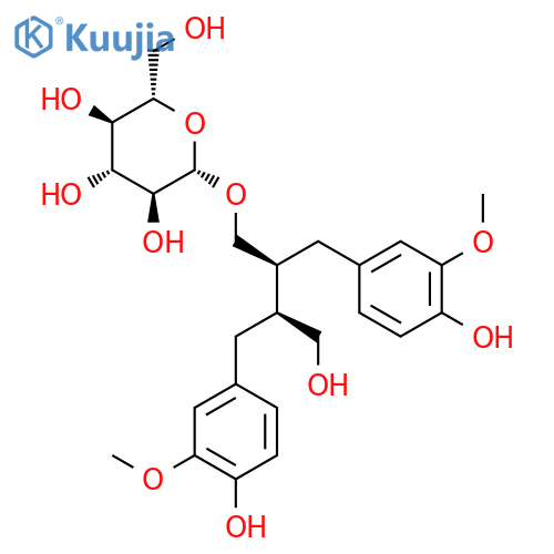 Secoisolariciresinol monoglucoside structure