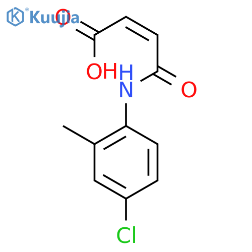 2-Butenoic acid, 4-[(4-chloro-2-methylphenyl)amino]-4-oxo-, (Z)- structure