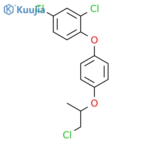 Benzene, 2,4-dichloro-1-[4-(2-chloro-1-methylethoxy)phenoxy]- structure