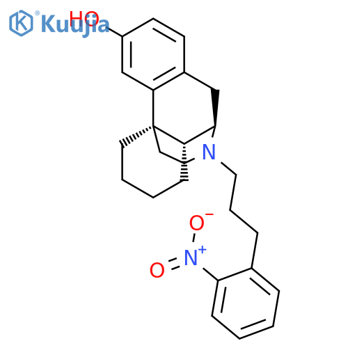 MORPHINAN-3-OL, 17-[3-(2-NITROPHENYL)PROPYL]- structure