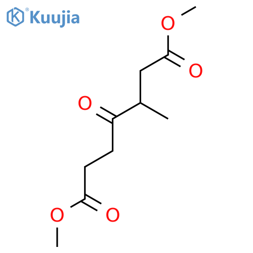 Heptanedioic acid, 3-methyl-4-oxo-, dimethyl ester structure