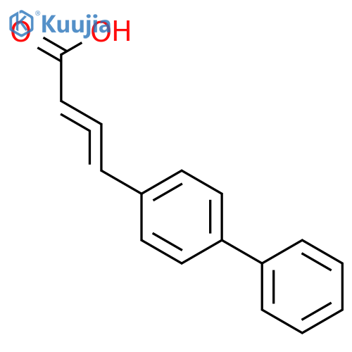 2,3-BUTADIENOIC ACID, 4-[1,1'-BIPHENYL]-4-YL- structure
