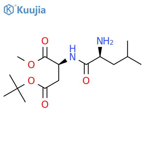 4-tert-Butyl 1-methyl L-leucyl-L-aspartate structure