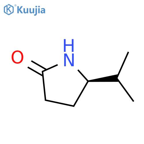 (5R)-5-(1-methylethyl)-2-pyrrolidinone structure