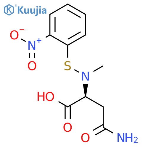 L-Asparagine, N-methyl-N2-[(2-nitrophenyl)thio]- structure