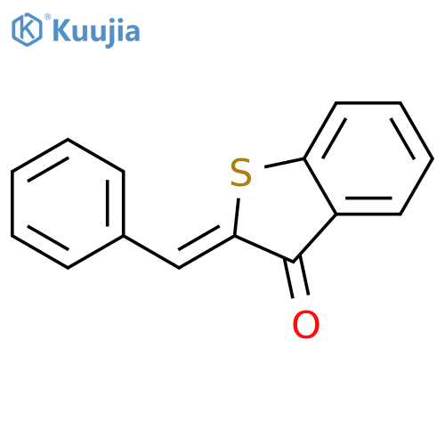Benzo[b]thiophen-3(2H)-one, 2-(phenylmethylene)-, (Z)- structure