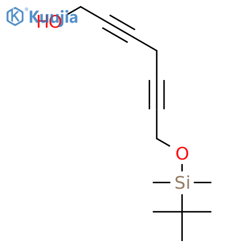 2,5-HEPTADIYN-1-OL, 7-[[(1,1-DIMETHYLETHYL)DIMETHYLSILYL]OXY]- structure