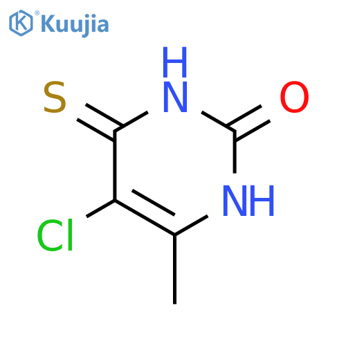 2(1H)-Pyrimidinone, 5-chloro-3,4-dihydro-6-methyl-4-thioxo- structure