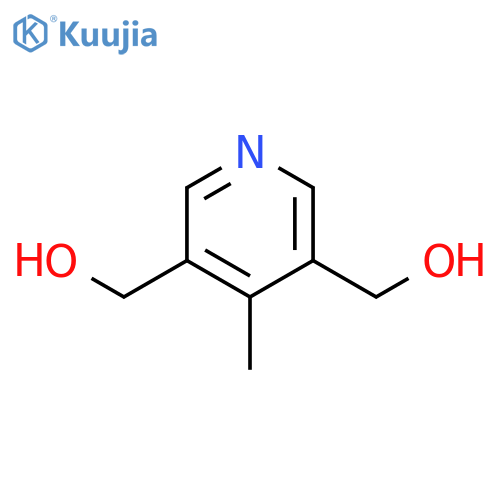 4-Methylpyridine-3,5-dimethanol structure