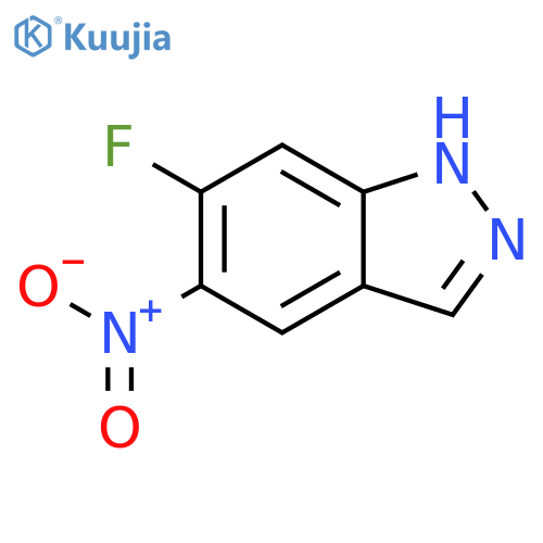6-Fluoro-5-nitro-1H-indazole structure