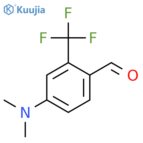4-(dimethylamino)-2-(trifluoromethyl)benzaldehyde structure