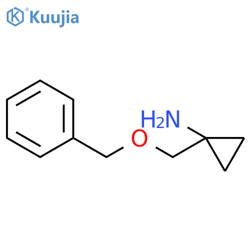 CYCLOPROPANAMINE, 1-[(PHENYLMETHOXY)METHYL]- structure