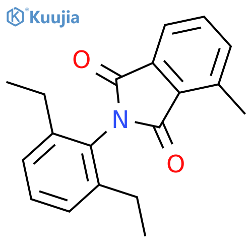 1H-Isoindole-1,3(2H)-dione, 2-(2,6-diethylphenyl)-4-methyl- structure