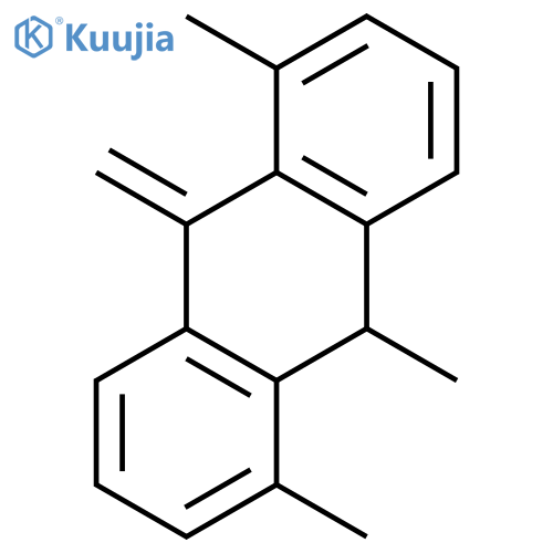 ANTHRACENE, 9,10-DIHYDRO-1,5,9-TRIMETHYL-10-METHYLENE- structure