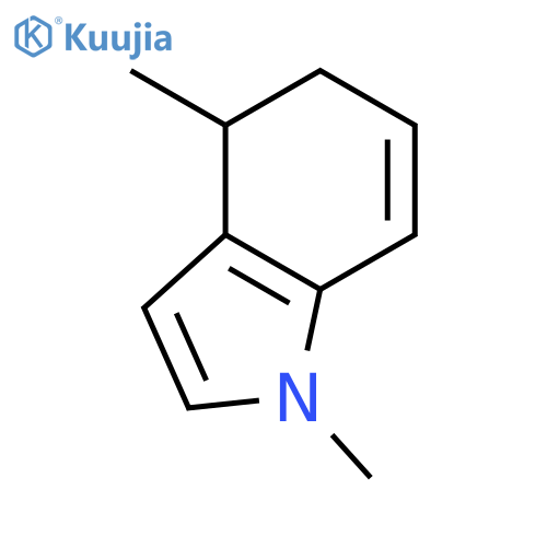 1H-Indole, 4,5-dihydro-1,4-dimethyl- structure