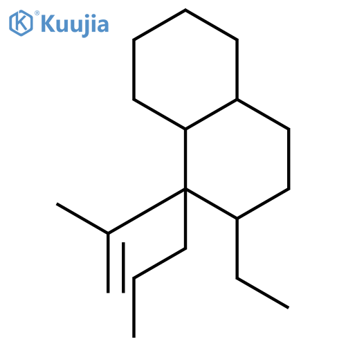 NAPHTHALENE, ETHYLDECAHYDRO(1-METHYLETHENYL)PROPYL- structure