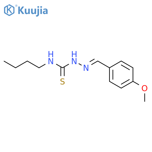 Hydrazinecarbothioamide,N-butyl-2-[(4-methoxyphenyl)methylene]- structure
