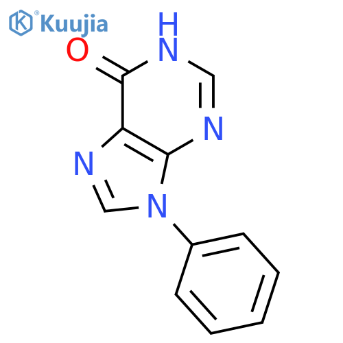 9-phenyl-6,9-dihydro-1H-purin-6-one structure
