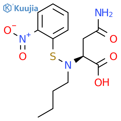 Asparagine, N-butyl-N2-[(2-nitrophenyl)thio]- structure