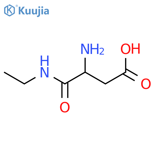 Butanoic acid, 3-amino-4-(ethylamino)-4-oxo- structure
