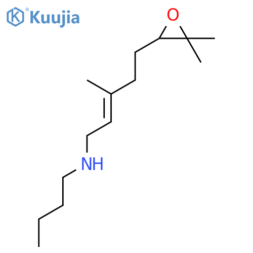 2-Penten-1-amine, N-butyl-5-(3,3-dimethyloxiranyl)-3-methyl-, (E)- structure