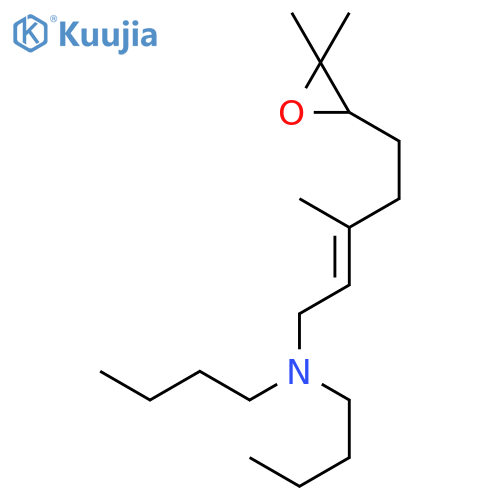 2-Penten-1-amine, N,N-dibutyl-5-(3,3-dimethyloxiranyl)-3-methyl-, (E)- structure