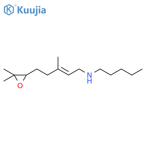 2-Penten-1-amine, 5-(3,3-dimethyloxiranyl)-3-methyl-N-pentyl-, (E)- structure