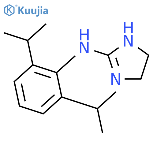 1H-Imidazol-2-amine, N-[2,6-bis(1-methylethyl)phenyl]-4,5-dihydro- structure