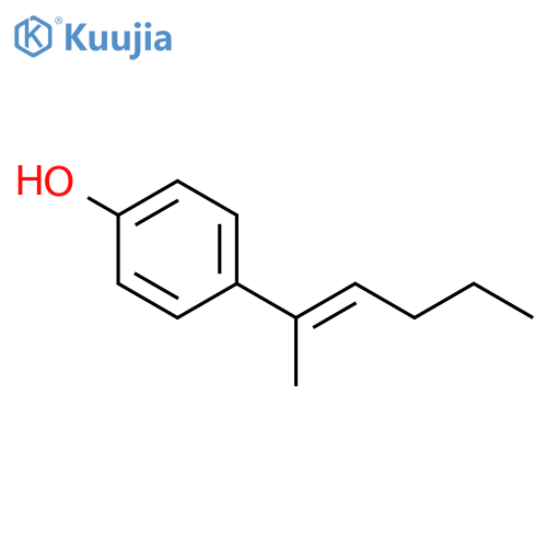 4-(Hex-2-en-2-yl)phenol structure