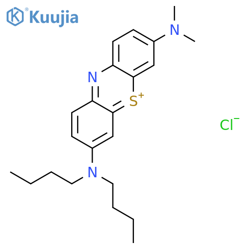 Phenothiazin-5-ium, 3-(dibutylamino)-7-(dimethylamino)-, chloride structure
