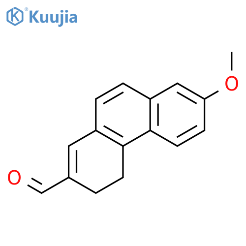 2-Phenanthrenecarboxaldehyde, 3,4-dihydro-7-methoxy- structure