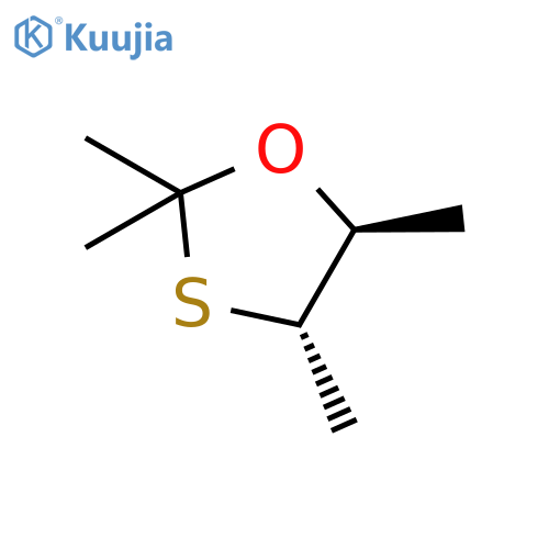 1,3-Oxathiolane, 2,2,4,5-tetramethyl-, trans- structure