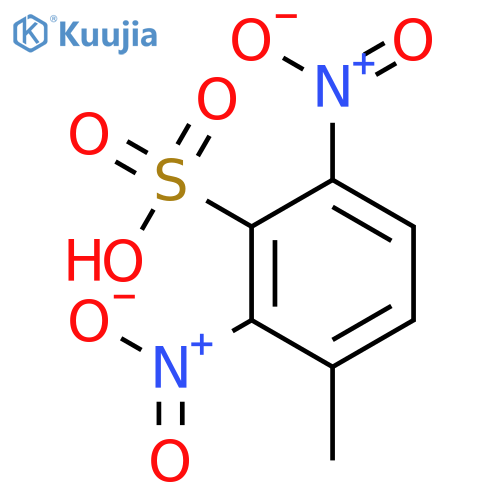 3-methyl-2,6-dinitrobenzene-1-sulfonic acid structure