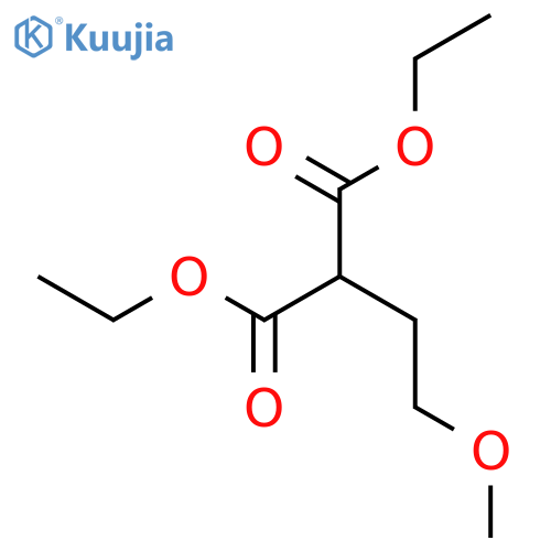 1,3-diethyl 2-(2-methoxyethyl)propanedioate structure