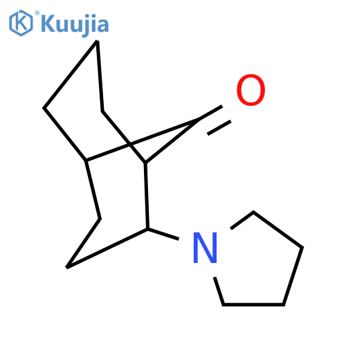 4-pyrrolidin-1-ylbicyclo[3.3.1]nonan-9-one structure
