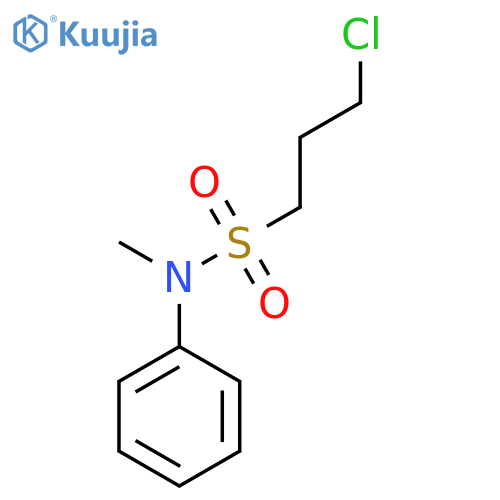 1-PROPANESULFONAMIDE, 3-CHLORO-N-METHYL-N-PHENYL- structure