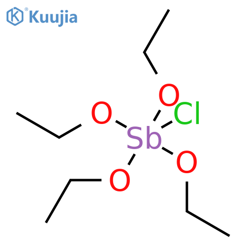 Chloro(tetraethoxy)-lambda~5~-stibane structure